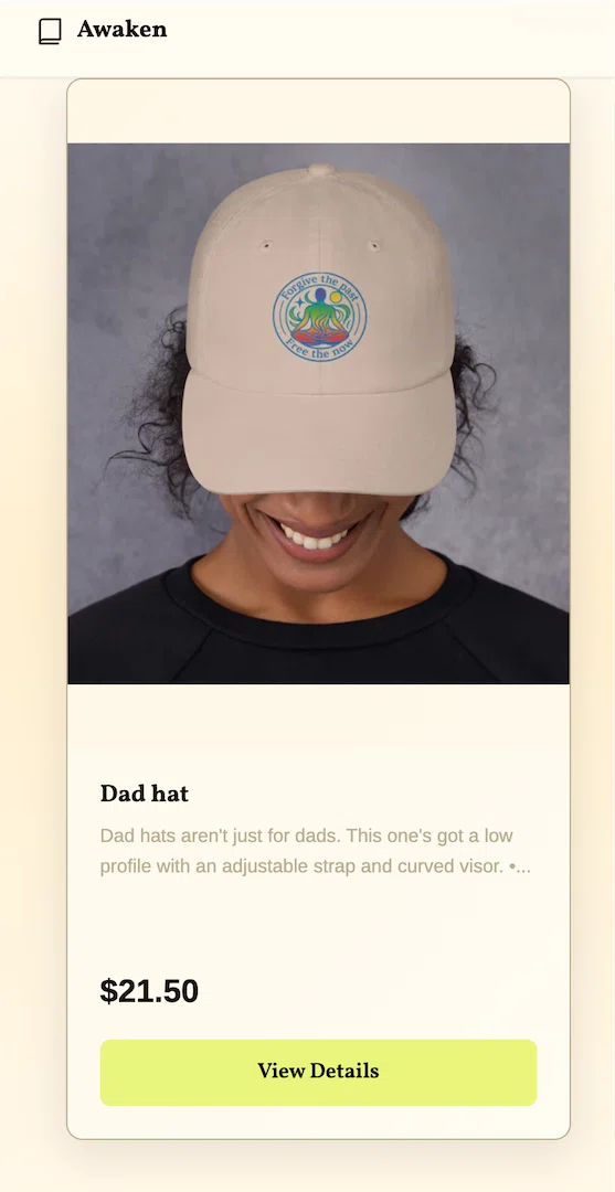 Product Card With Button Hover