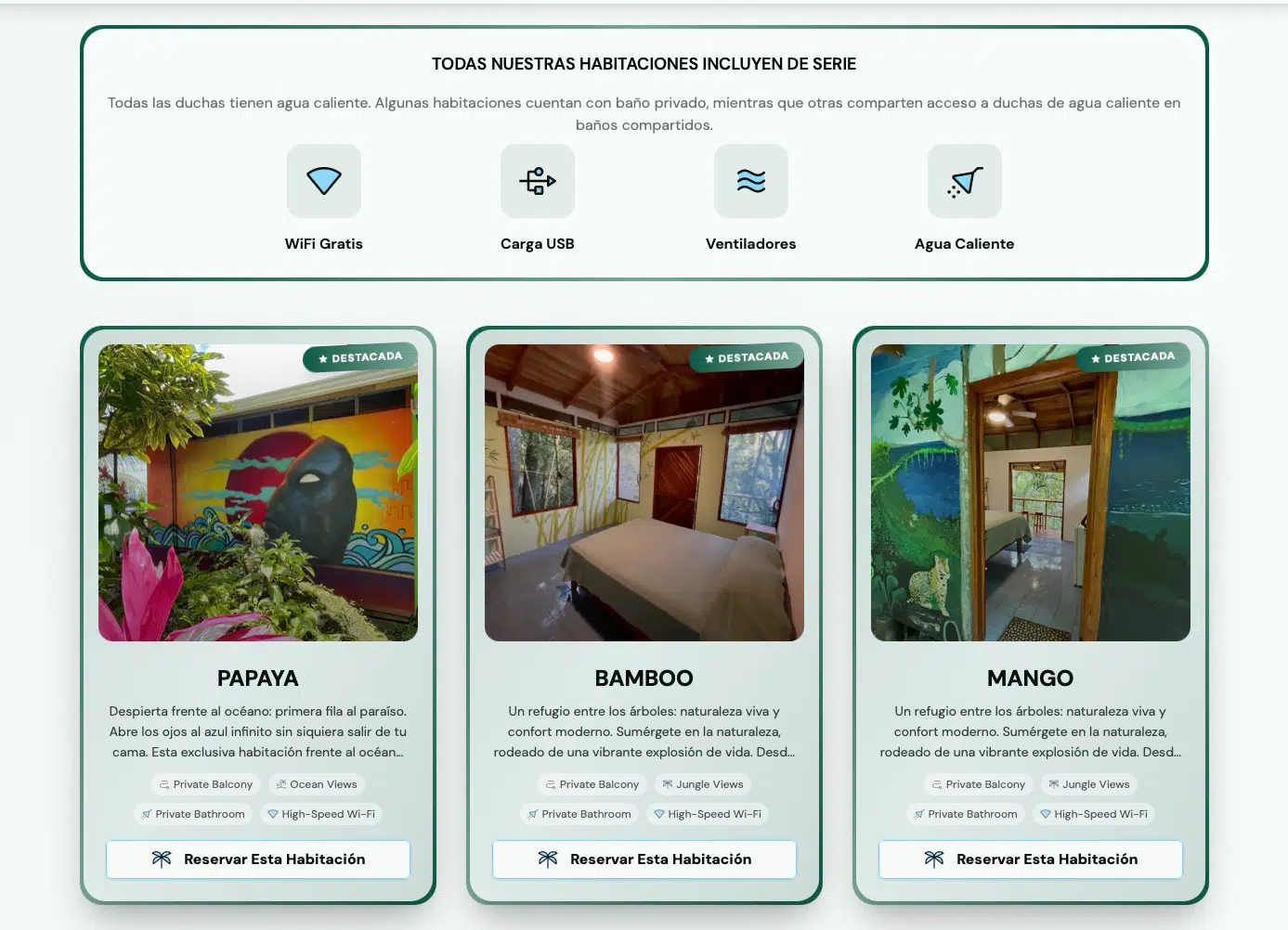 The Chorotega Hotel Main Page